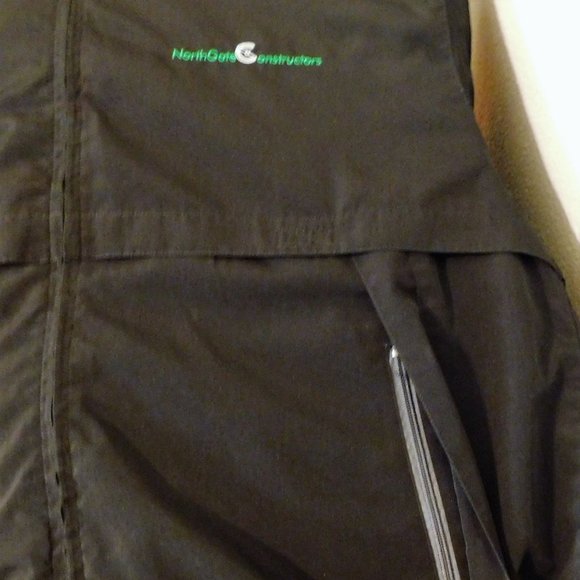 Rock Ridge Jacket 2X Black Hidden Hoodie North Gate Constructors Pockets LS - Picture 6 of 12